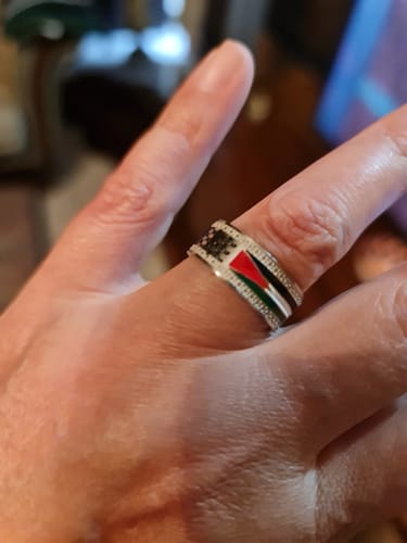Customer photo review of Palestine Heritage Ring