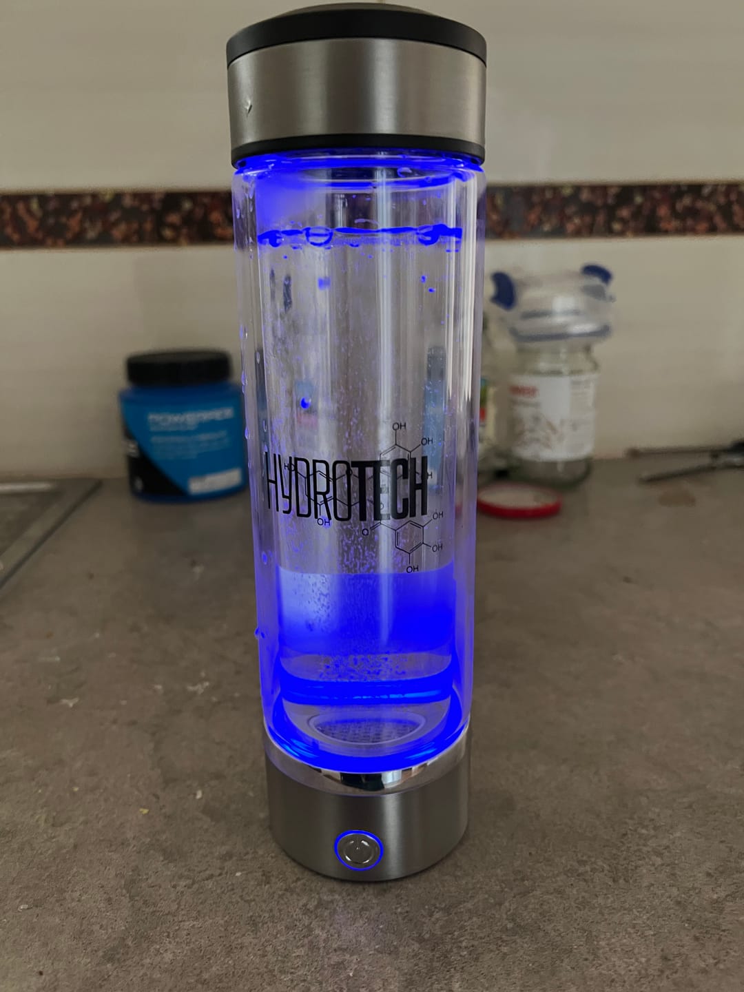 Customer photo review of Hydrogen Water Bottle