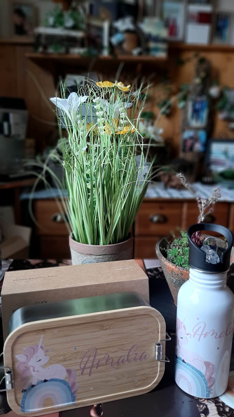 Customer photo review of Schulset & Kita Starterset: Brotdose mit Trinkflasche für Kinder