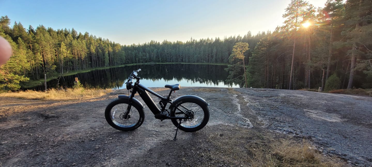 Customer photo review of T7 Full Suspension Mountain E-bike