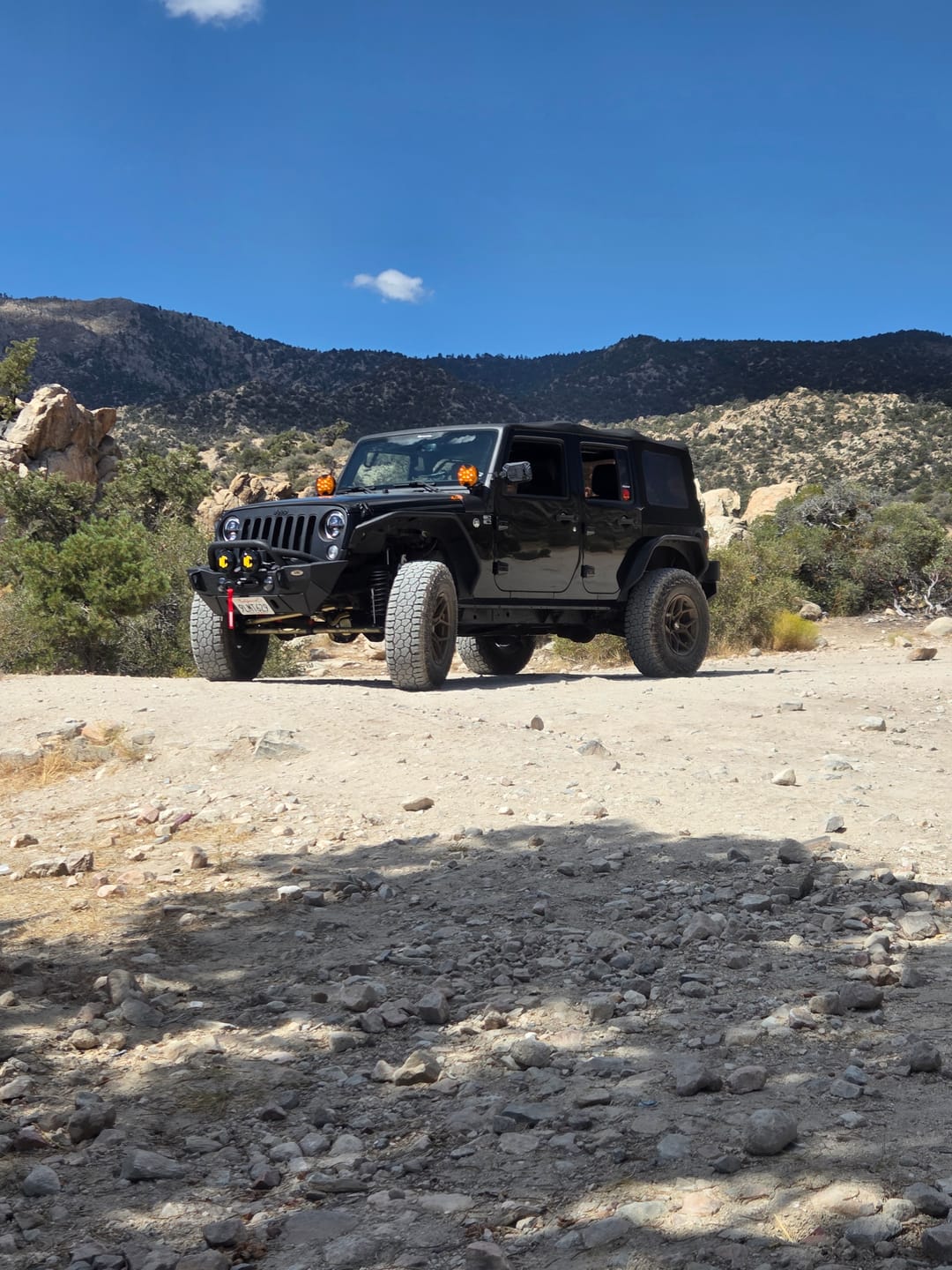Customer photo review of OPENROAD 13,500lbs Winch with Tree Saver Strap with Synthetic Soft Shackle Rope