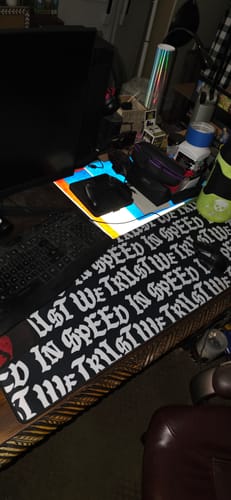 Customer photo review of ISWT DESK MAT