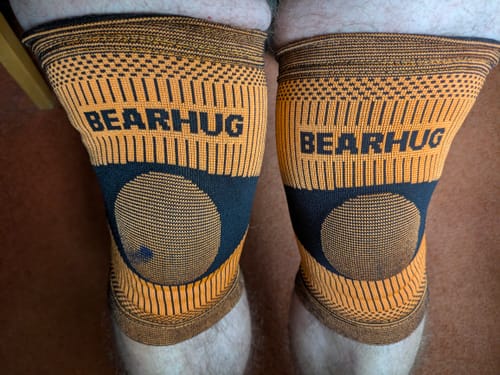 undefined review of Pair of Knee Compression Support Sleeves For Arthritic Pain Relief & Recovery image 1 out of 1