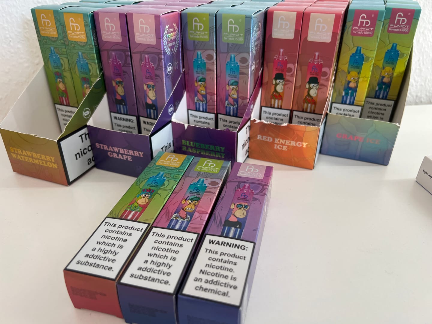 Customer photo review of RandM Tornado 15000 Disposable Vape (Box of 10)