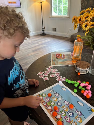 Customer photo review of The Preschool Box- Monthly