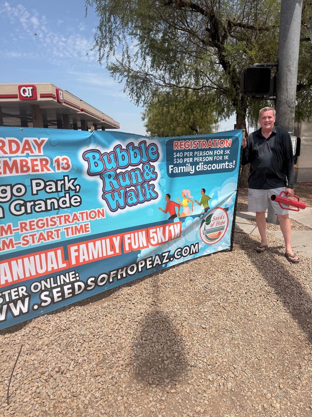 Customer photo review of HD Vinyl Banner – Single Sided | 13oz | Custom Sizes
