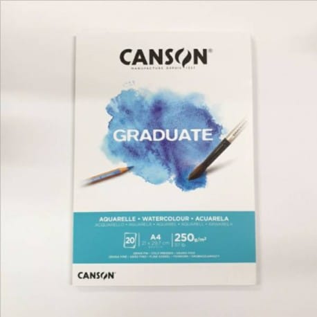 Customer photo review of Canson Graduate - Block Acuarela 20 hojas 250 g/m2