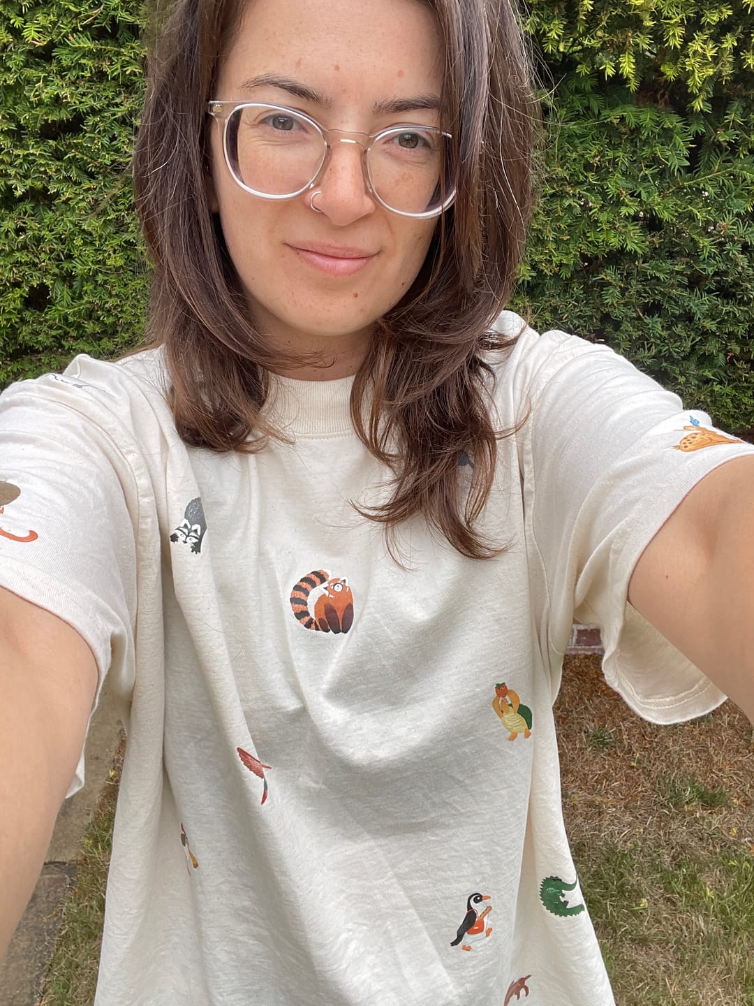 Customer photo review of Animal Parade Party T-shirt