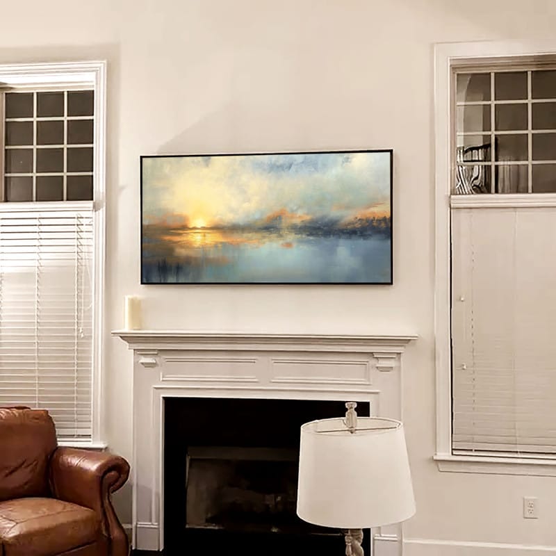 Customer photo review of Abstract Painting Canvas #AP193
