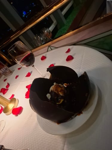 Customer photo review of Mejorar postre por Esfera de Chocolate