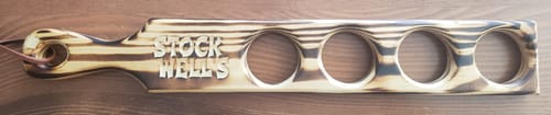 Customer photo review of Mini Handles - Acrylic Router Templates For Cheese Boards