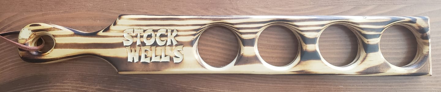 Customer photo review of Mini Handles - Acrylic Router Templates For Cheese Boards