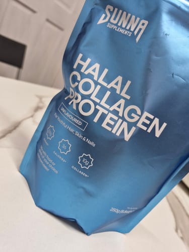 Customer photo review of Halal Collagen Protein