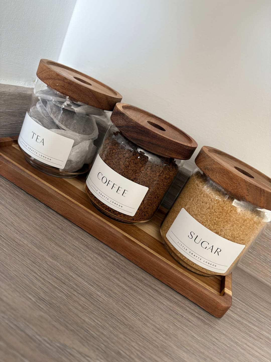 Customer photo review of Acacia Wood Rectangle Tray