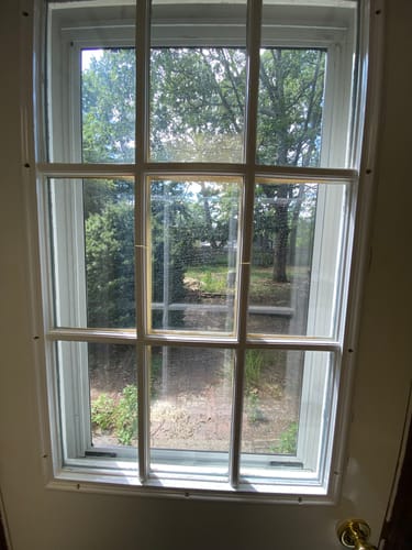 Customer photo review of Clear 9 Lite Glass and Frame Kit (Half Lite)