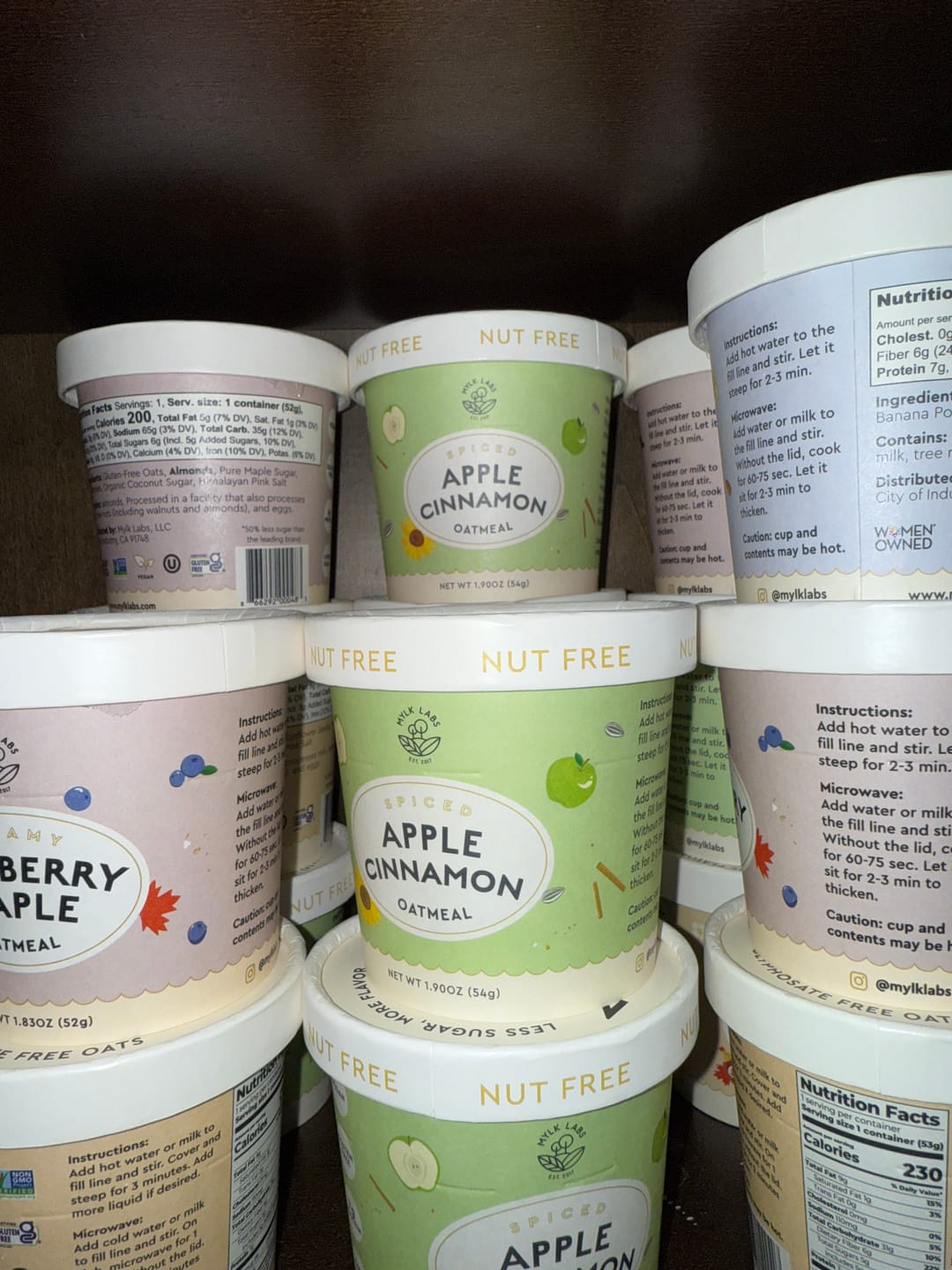 Customer photo review of Oatmeal Sampler