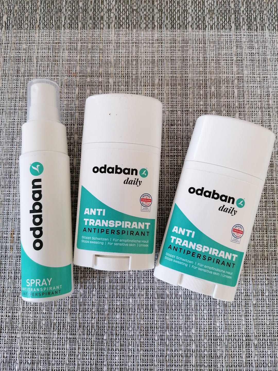 Customer photo review of odaban® Daily - Antitranspirant Deo Stick 2er Set