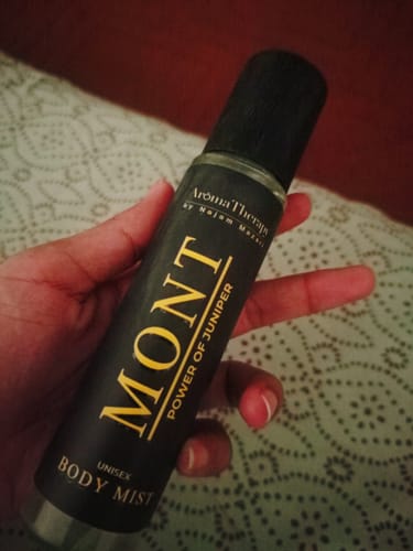 Customer photo review of Mont Natural Body Mist - Made With Juniper - Aroma that Defines You (Mont Blanc)
