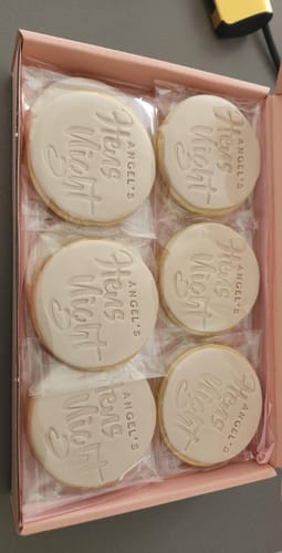 Customer photo review of Hens Night Cookies
