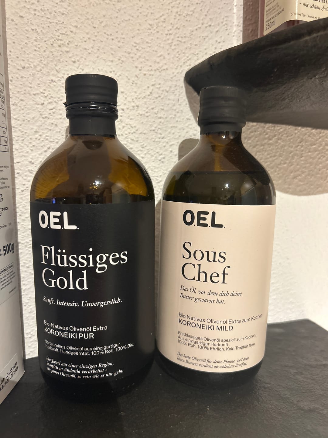 Customer photo review of Sous Chef 0,5 l Glasflasche - Bio Natives Olivenöl Extra