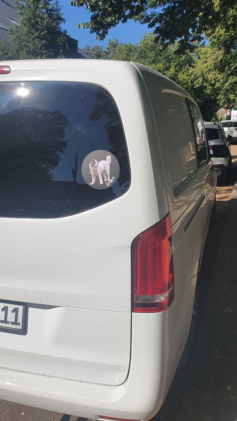 Customer photo review of Dein Foto - Individueller Autoaufkleber