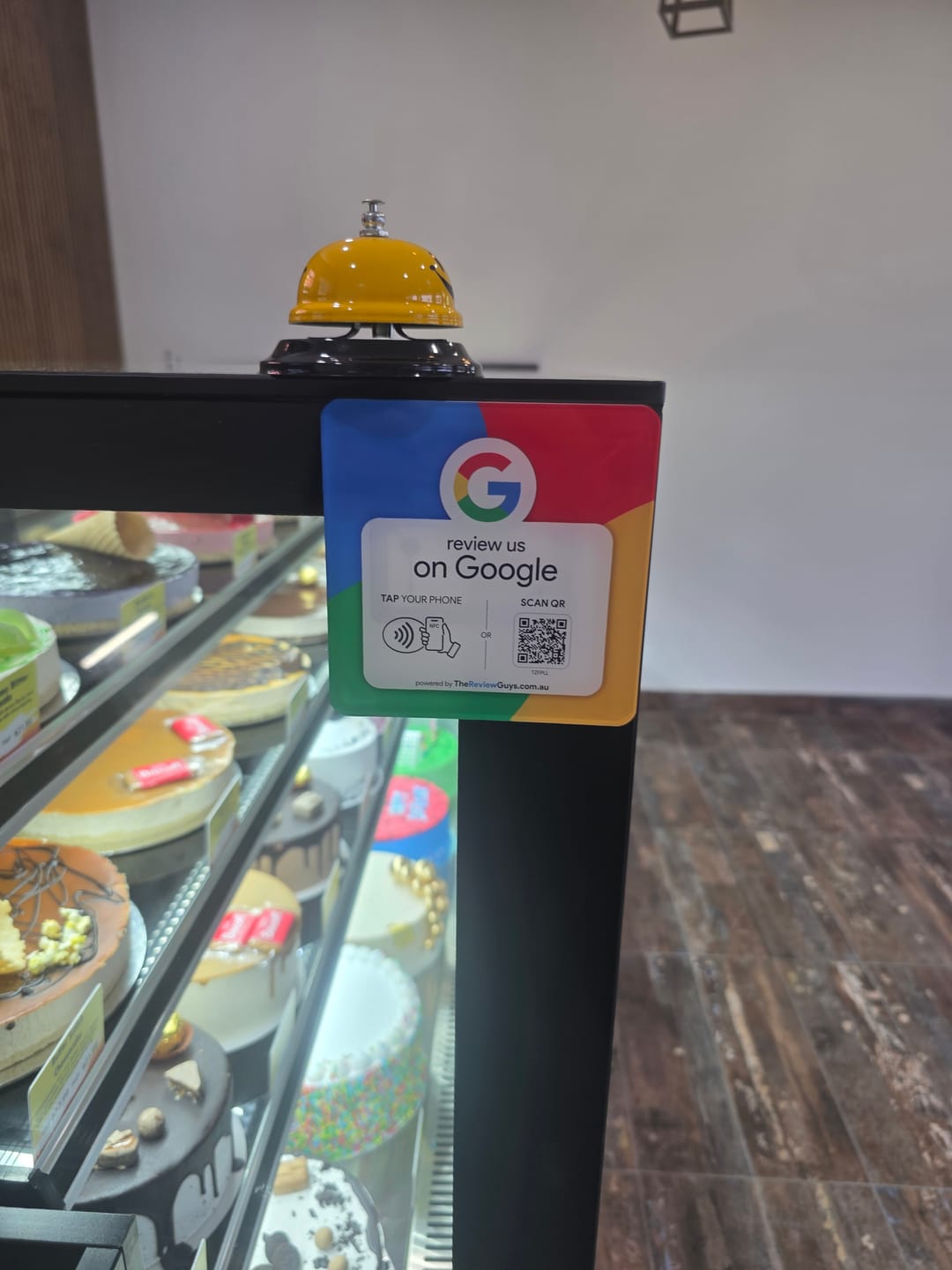 Customer photo review of Google Review NFC Plate +  QR Code