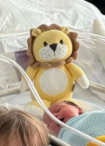 Customer photo review of Leo The Lion Knitted Toy