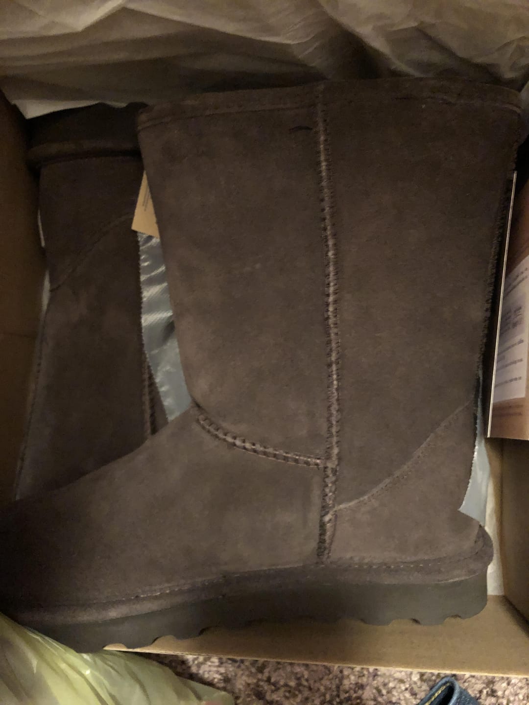 Customer photo review of ELLE SHORT WIDE BLACK