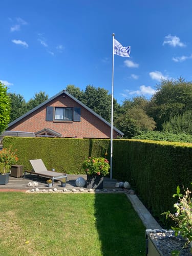 Customer photo review of Fahne inkl. Druck