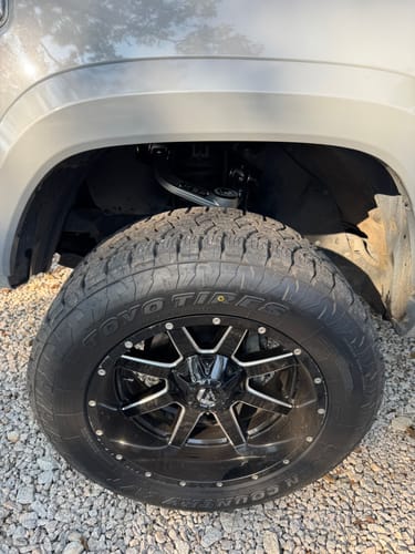 Customer photo review of KSP Forged Aluminum Front Upper Control Arms For 2004-2023 Toyota Tacoma 2"-4" Lifted One-piece Aftermarket Suspension Lift Kits