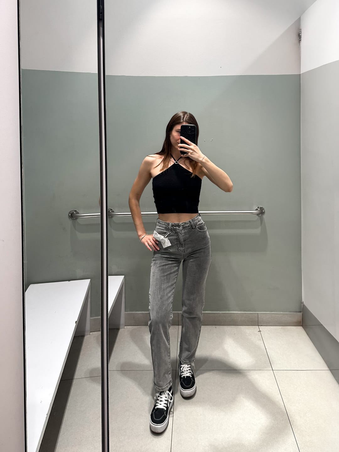 Customer photo review of Pantalón Andorra Gray R