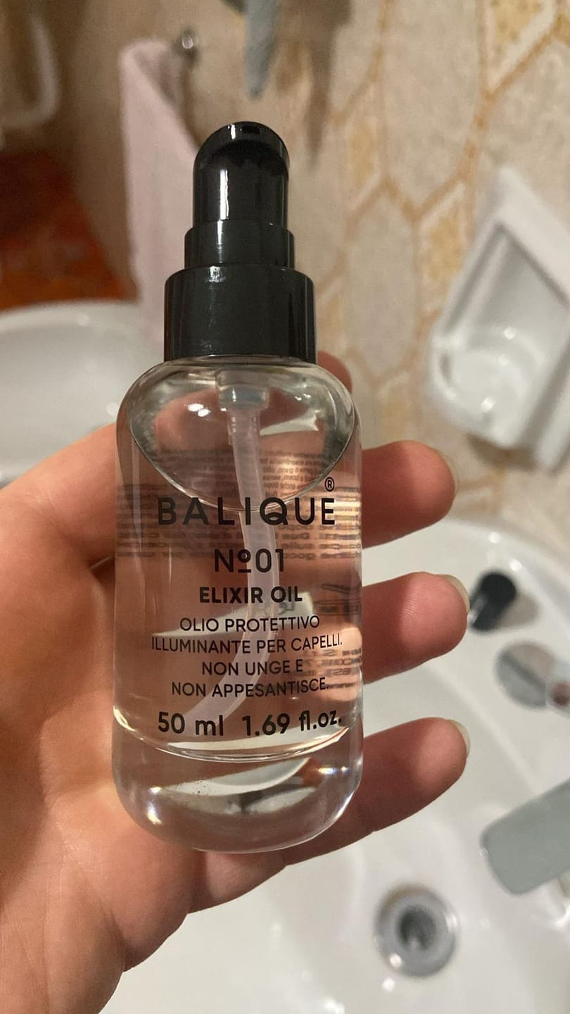 Customer photo review of N°01 - ELIXIR OIL - OLIO PROTETTIVO 50ml