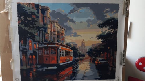 Customer photo review of San Francisco Paint by numbers