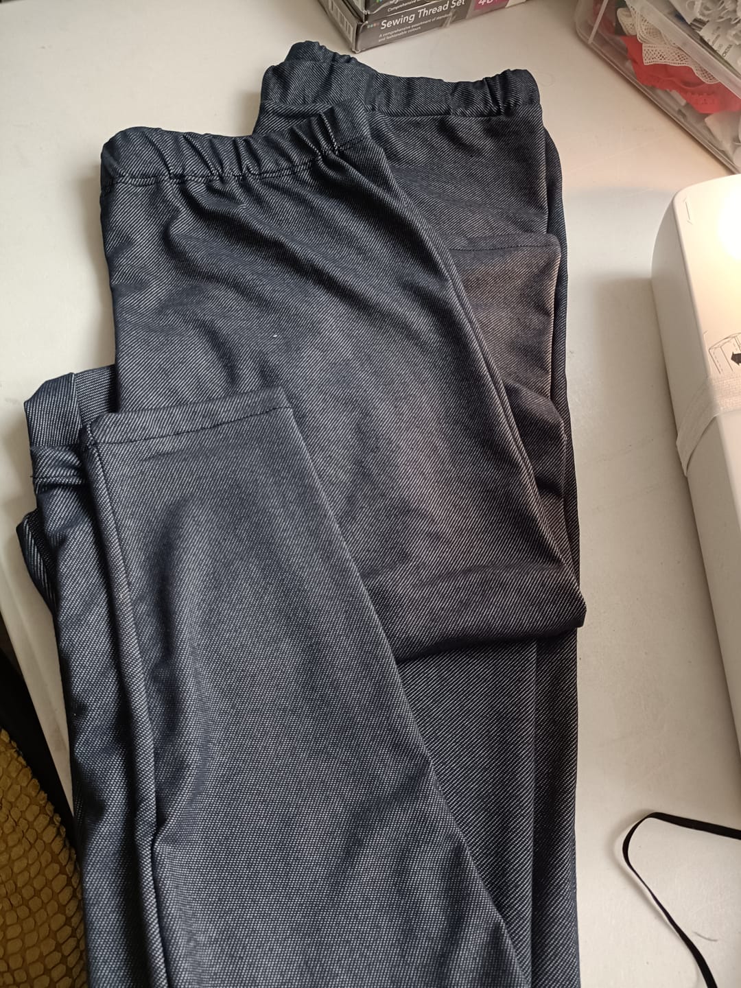 Customer photo review of Denim Jersey Jegging Fabric