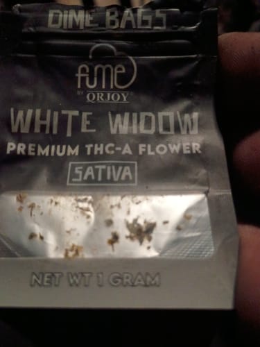 Customer photo review of Fume White Widow – 1g Premium THCA Sativa Flower