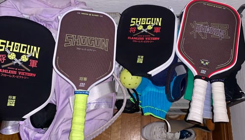 Customer photo review of The Shogun 16mm Pickleball Paddle - Imperial Edition