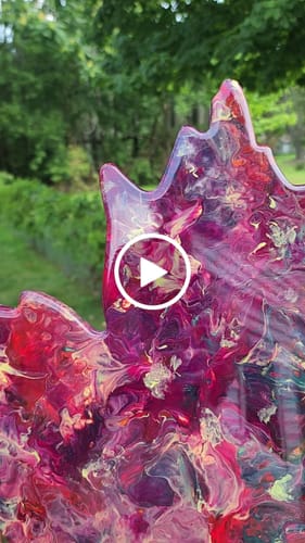 Customer video review of Unfinished Wood Maple Leaf Shape - Craft - up to 46" DIY