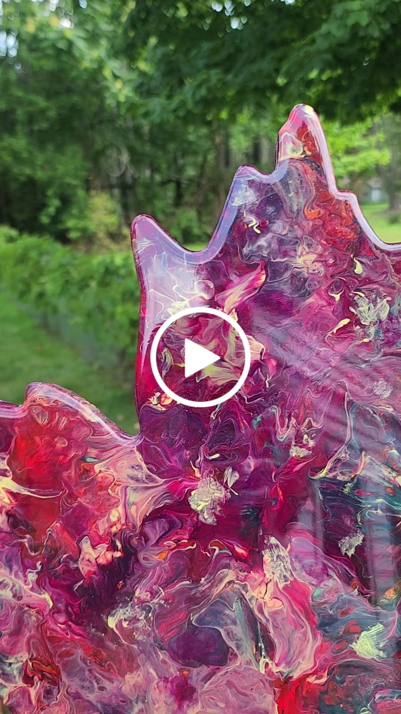 Customer video review of Unfinished Wood Maple Leaf Shape - Craft - up to 46" DIY