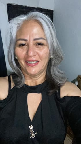 Customer photo review of DUO SMOKY MATIZ, CABELLO GRIS AHUMADO