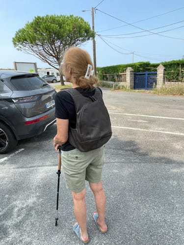 Customer photo review of Le sac à dos Vegan Original - Ergonomique et Antivol