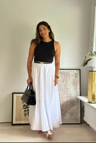 Customer photo review of Isley | Maxi Skirt