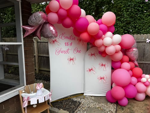 Customer photo review of Custom Balloon Garland Kit
