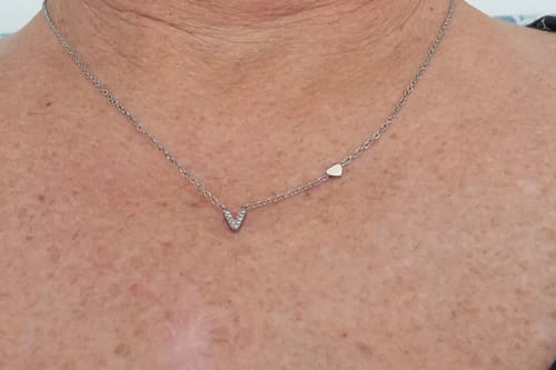 Customer photo review of Collana letter love