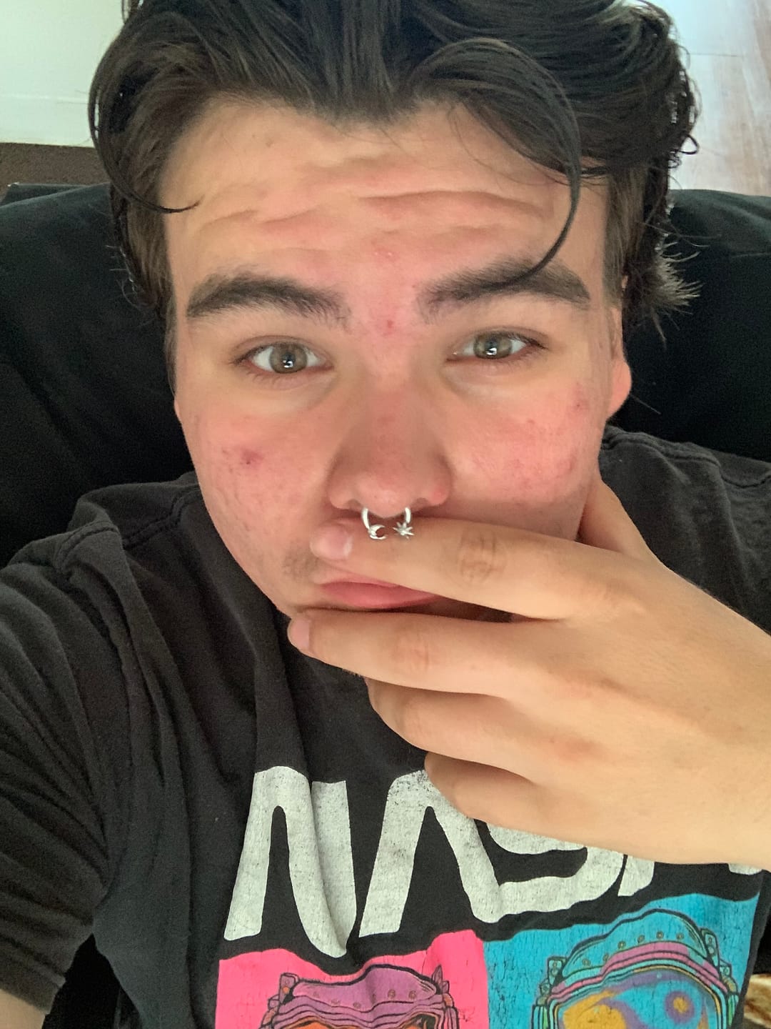 Customer photo review of SUNNY & LUNA REAL SEPTUM