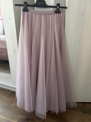 Customer photo review of Fusta Zaharia mov deschis cu banda elastica