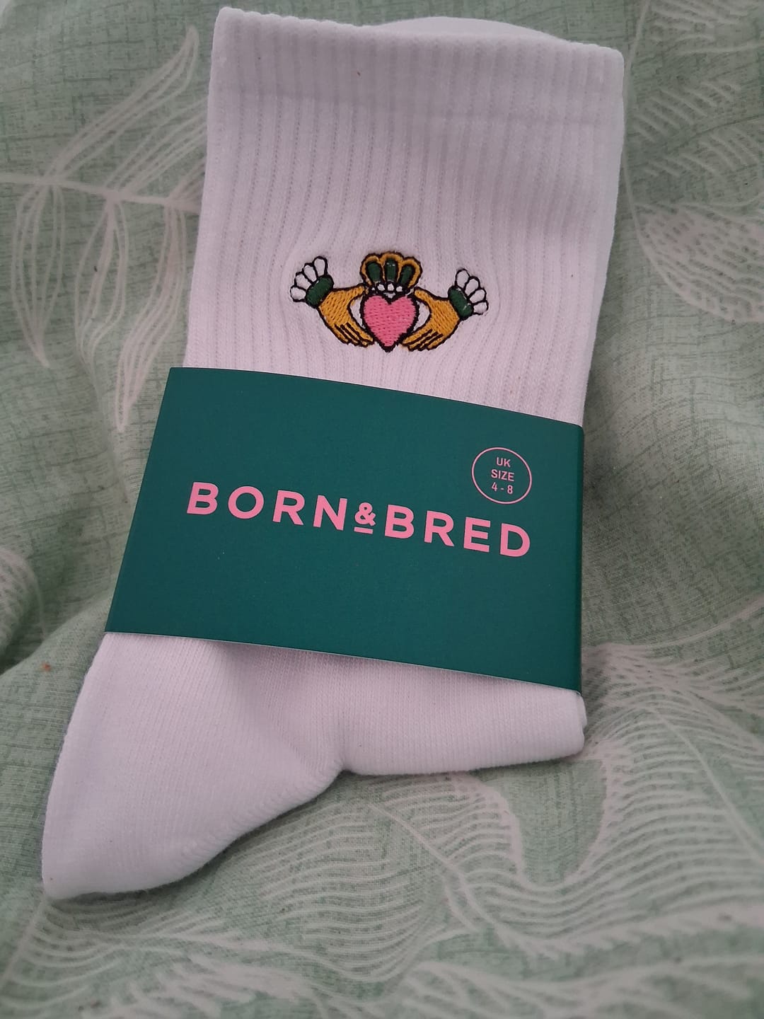Customer photo review of Claddagh Socks | Born & Bred