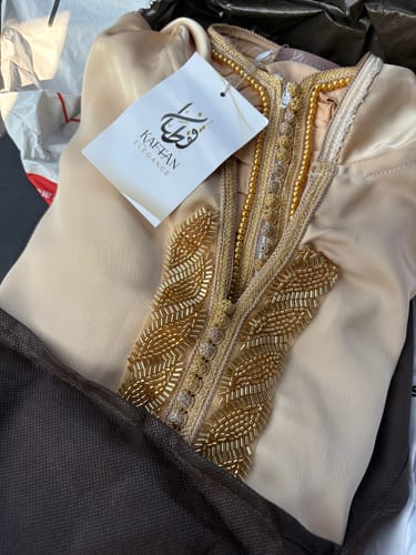 Customer photo review of Jellaba Zahara Beige