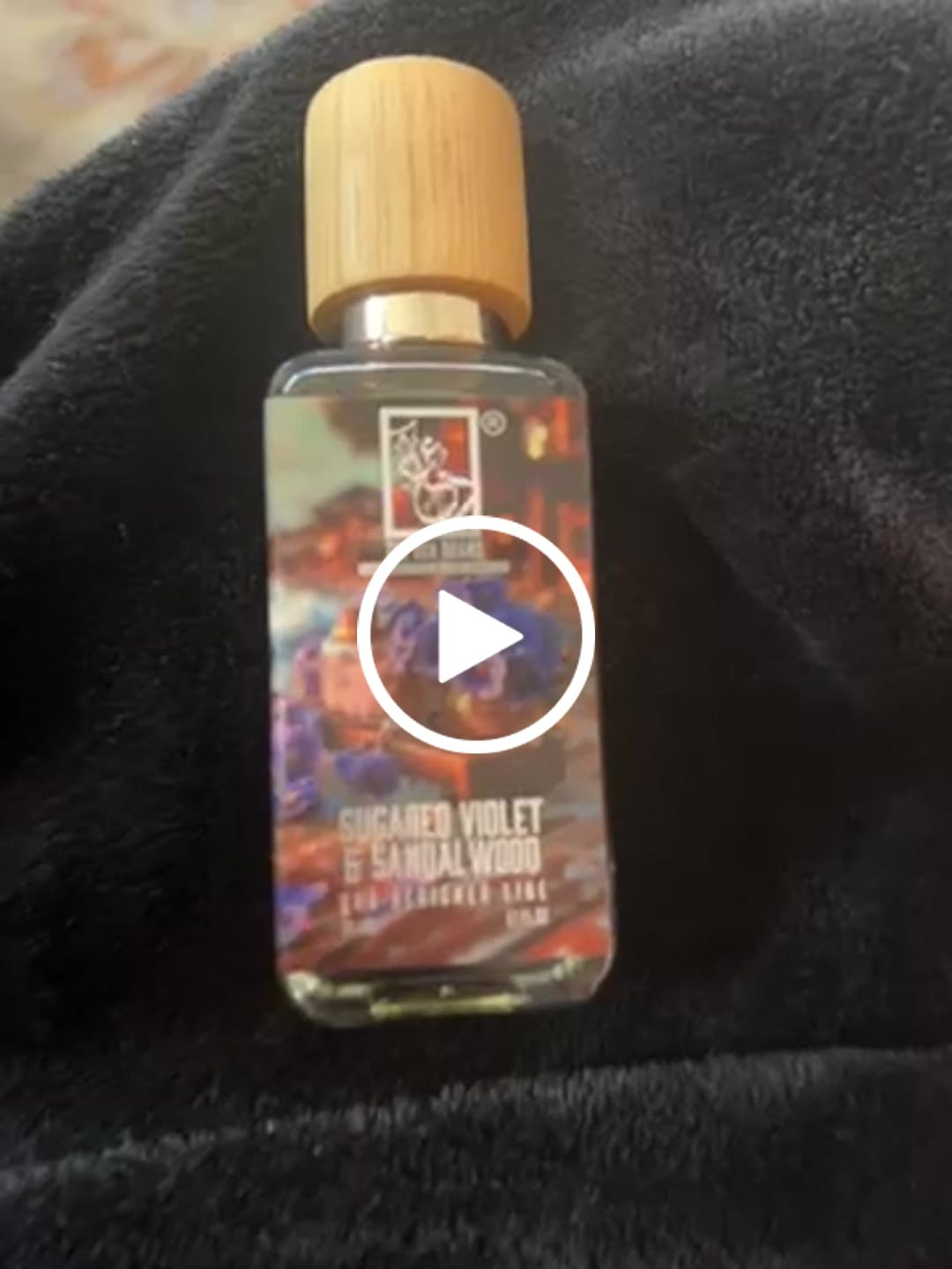 Customer video review of Sugared Violet & Sandalwood