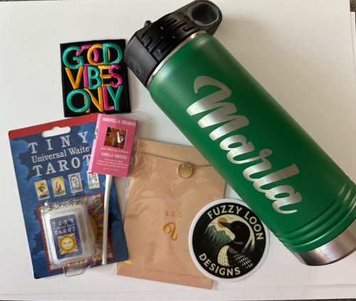 Customer photo review of Fuzzy Loon Fan Box | Quarterly Subscription