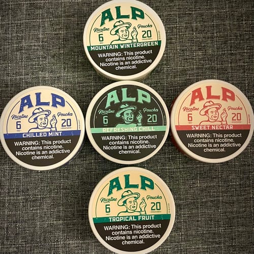 Customer photo review of Mountain Wintergreen Nicotine Pouches